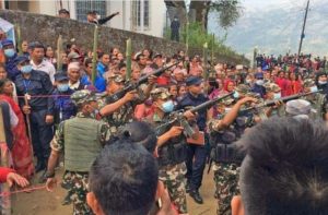 सिन्धुपाल्चोकको ज्यामिरेमा रहेको मतदान केन्द्र तनाव, नेपाली सेनाले लियो नियन्त्रण