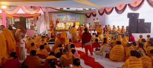भक्तजनको उपस्थिती बढ्दै देवघाटधाममा जारी रामायण महोत्सवमा